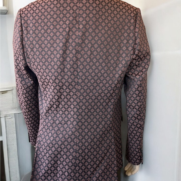 Trina‎ Turk Men's Patterned Blazer - Pink and Black - Picture 2 of 9